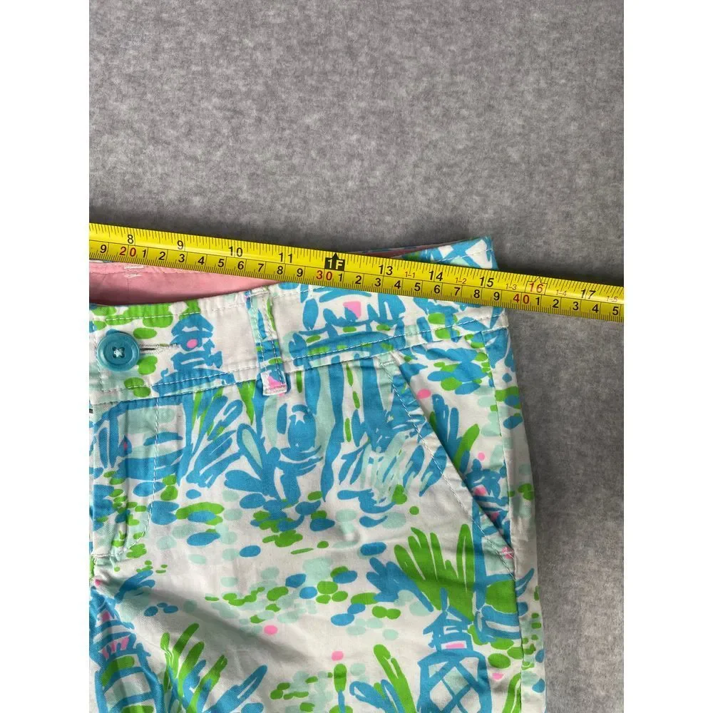 Lilly‎ Pulitzer Callahan Short, women's size 2, feminine, floral, 100% cotton